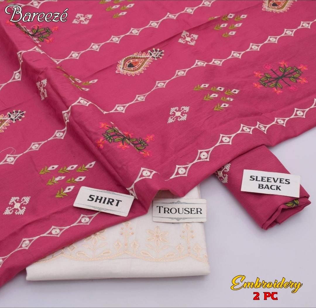 Bareeze 2026 Latest Collection | 2PC Embroidered Lawn Suit - My Store