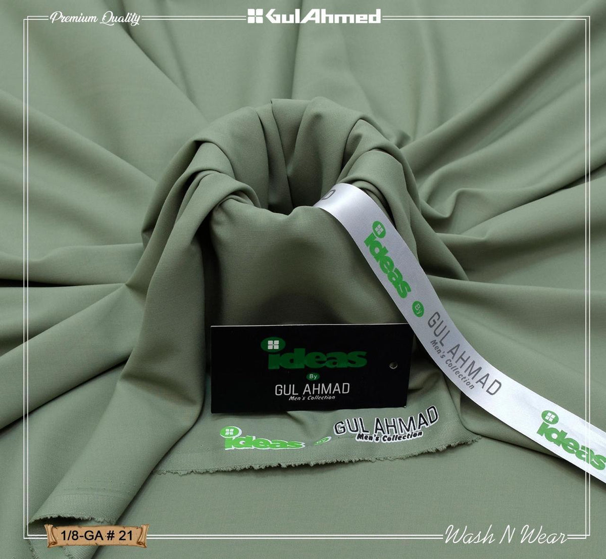 Ideas by Gul Ahmed Wash and Wear Men Unstitched Suit - Fabiha Online Store