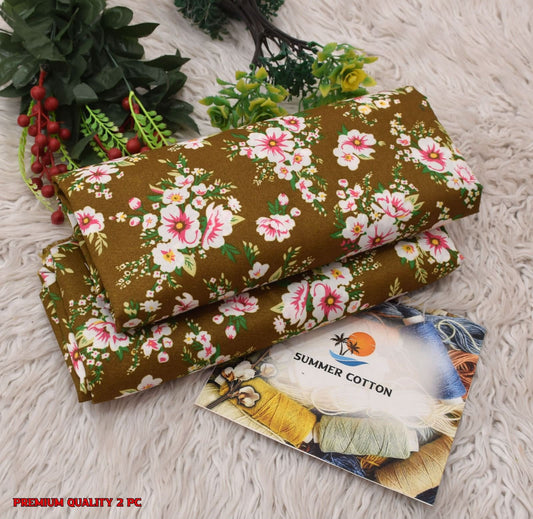 All Over Digital Printed Four Season Cotton-2PC - My Store