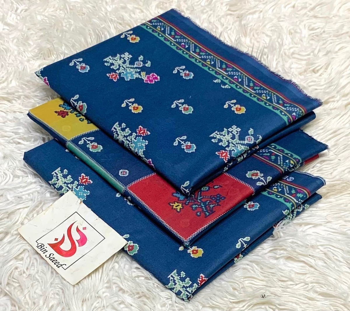 Bin saeed lawn orignal 3pec