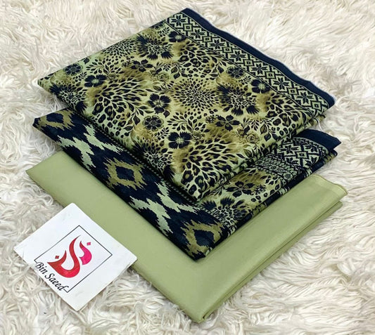 Bin saeed lawn orignal 3Pc