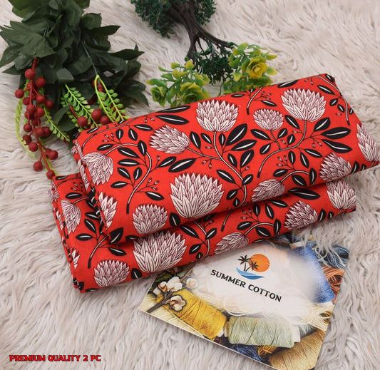 All Over Digital Printed Four Season Cotton-2PC - My Store