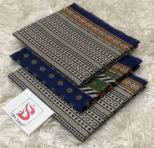 Bin saeed lawn orignal 3Pc