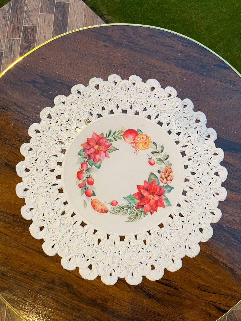6-Piece Round Table Mats (15-Inch) | Stylish Dining Decor