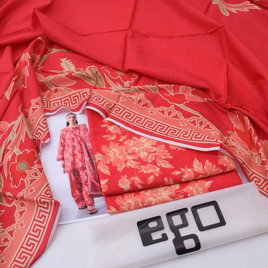 Ego Original 3Pc Summer Lawn | Perfect Everyday Wear for Women