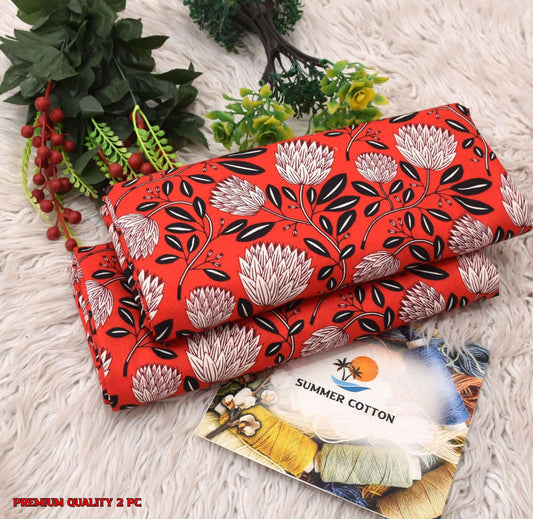 All Over Digital Printed Four Season Cotton-2PC - My Store