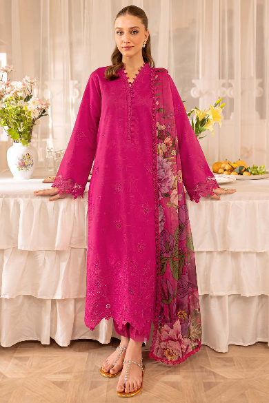 Farasha fancy 3pc Lawn Suit 2026