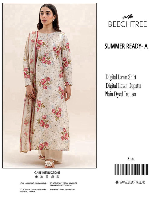 Latest Beechtree Lawn 3Pc Suits | Summer Casual Wear