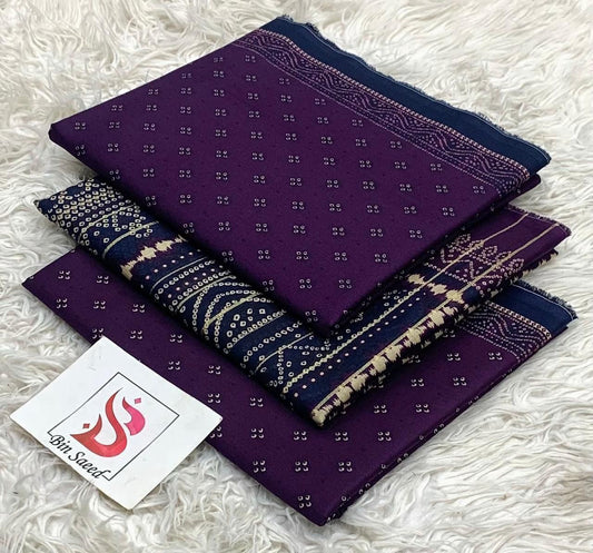 Bin saeed lawn orignal 3Pc