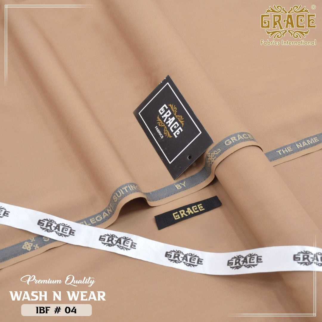 Grace Premium Wash & Wear – Original Men's Unstitched Fabric