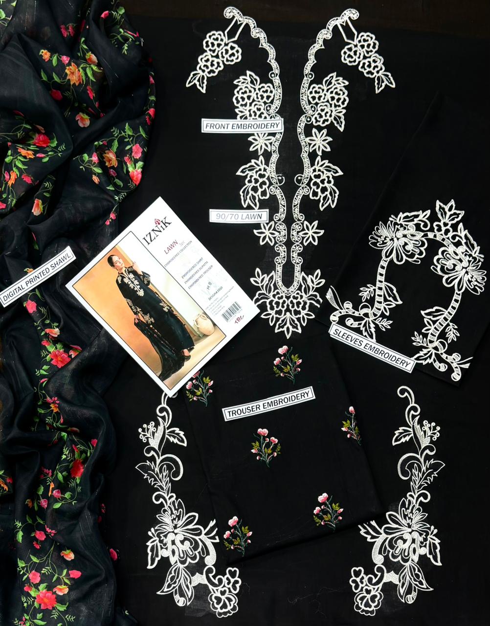 Iznik 3pc Lawn Suit 2026