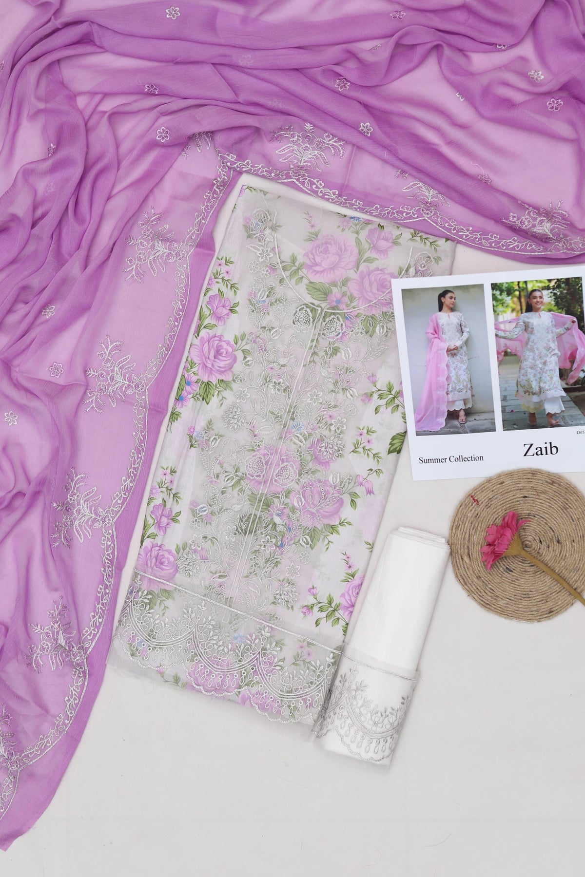 Zaib 3p Lawn Suit 2026