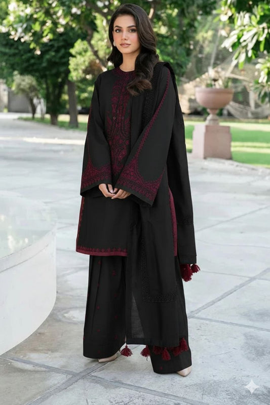 Zara shahjahan 3p Lawn Suit 2026