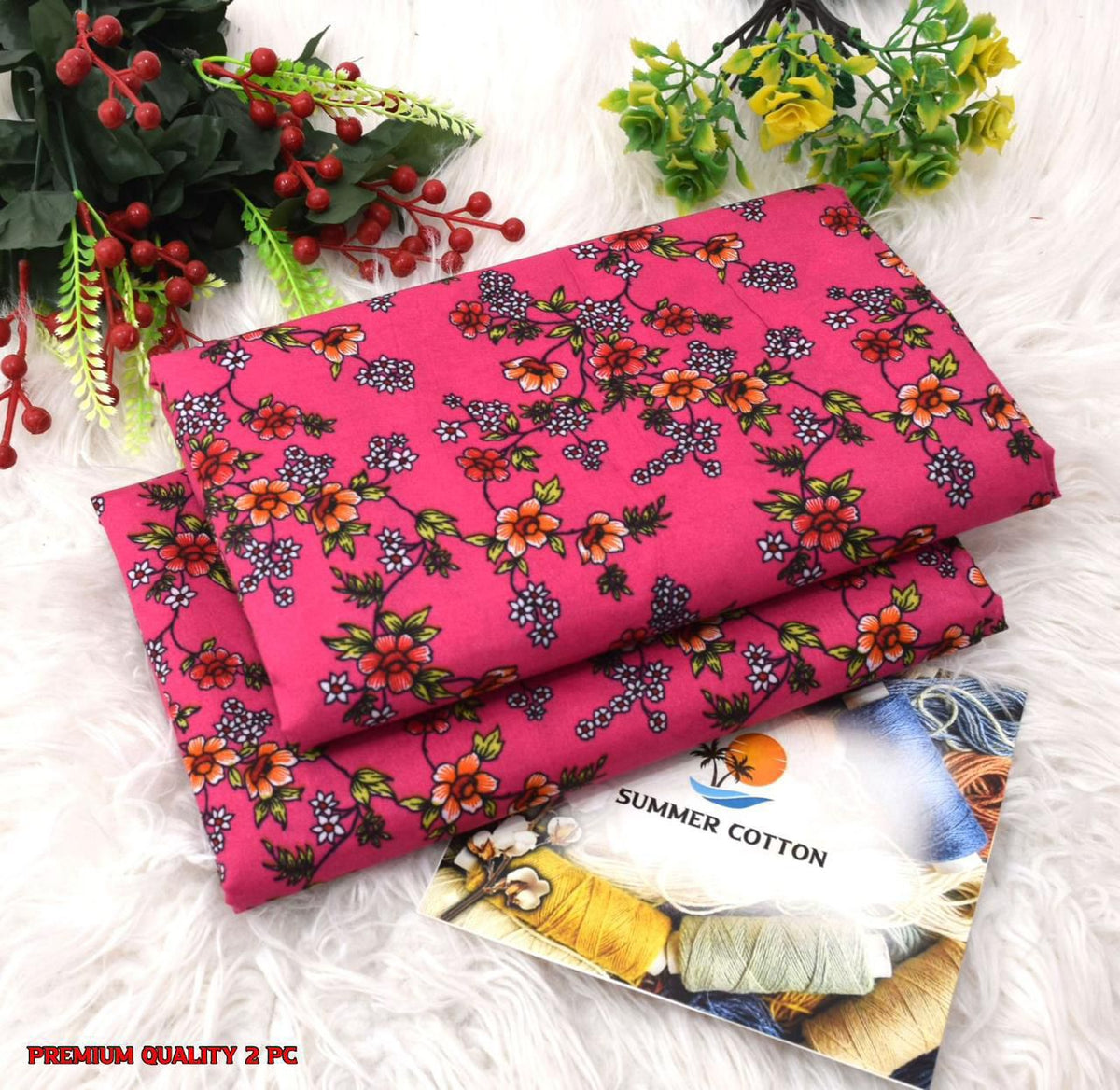 All Over Digital Printed Summer Cotton-2PC
