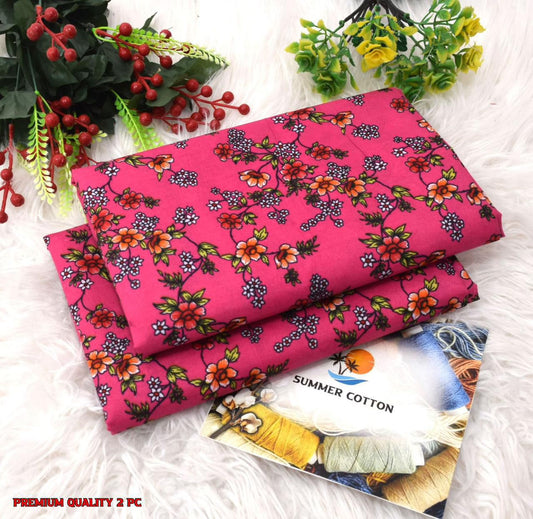 All Over Digital Printed Summer Cotton-2PC
