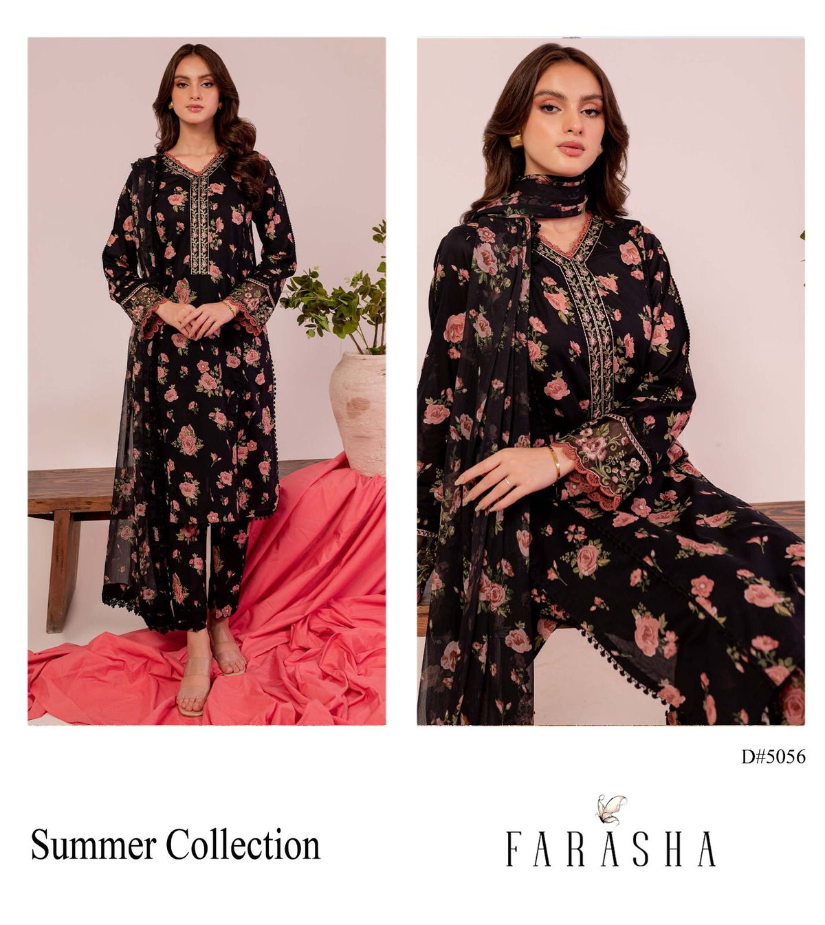 Farasha 3p Lawn Suit 2026