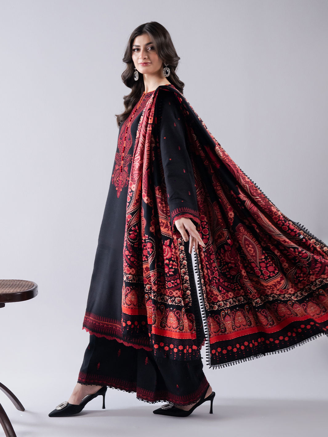 Faiza Faisal  3p Lawn Suit 2026