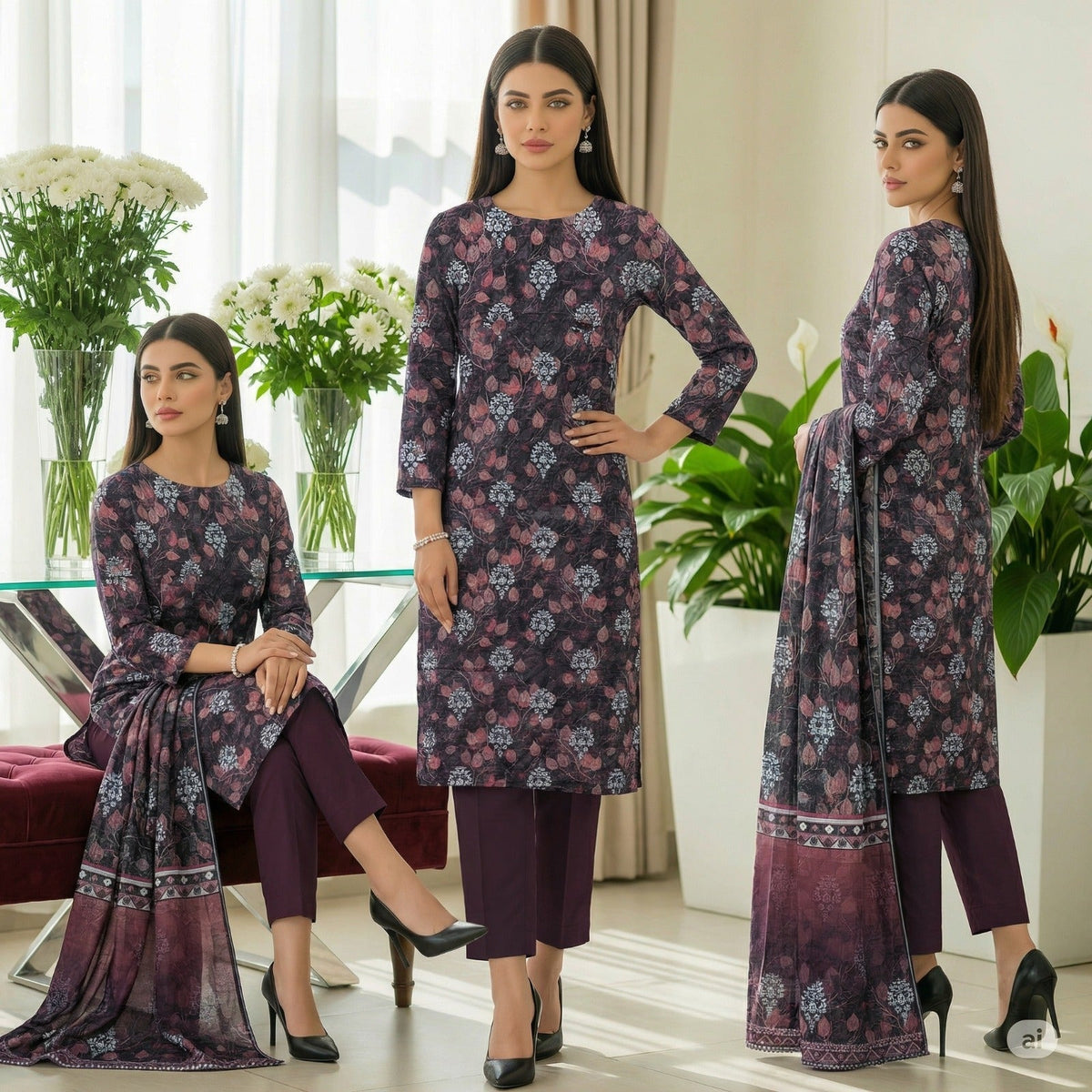 Premium Lawn 3-Piece