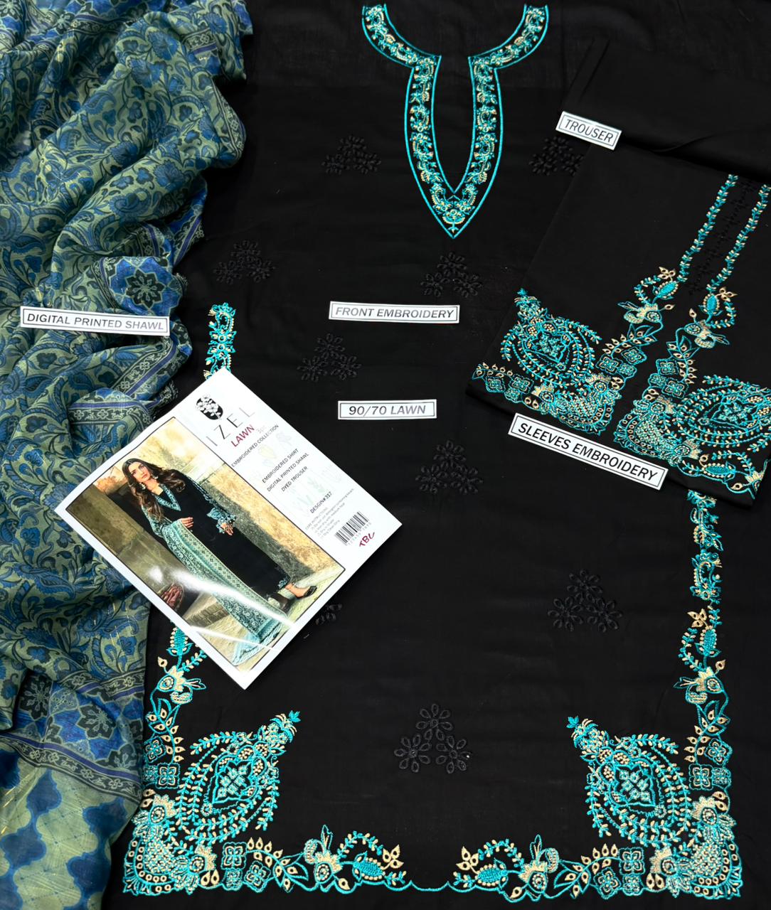Izel 3pc Lawn Suit 2026