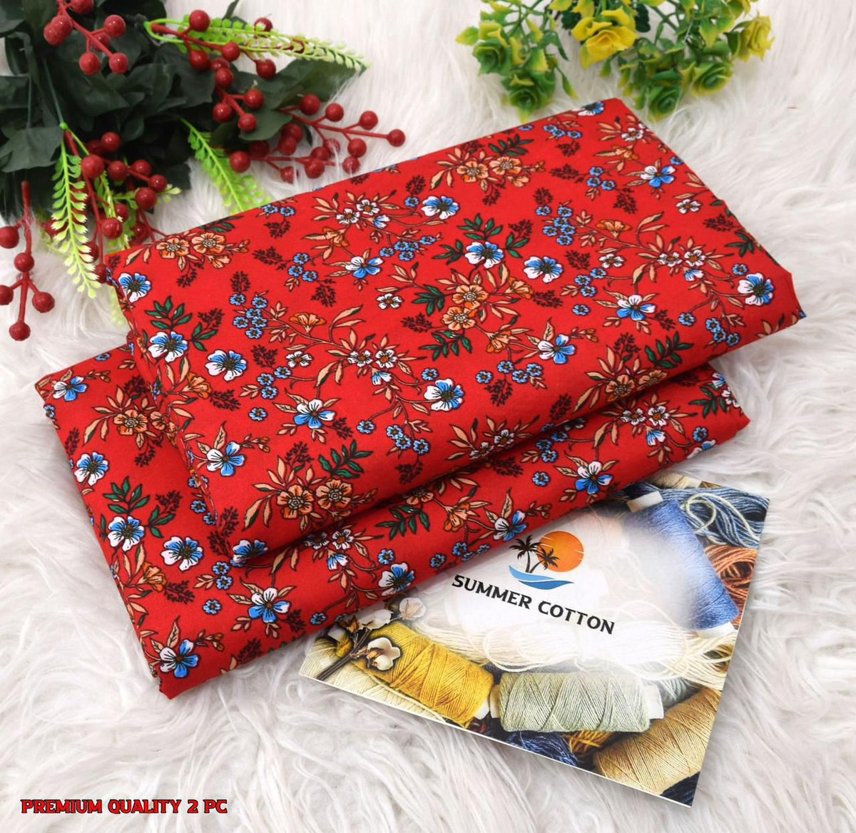 All Over Digital Printed Summer Cotton-2PC