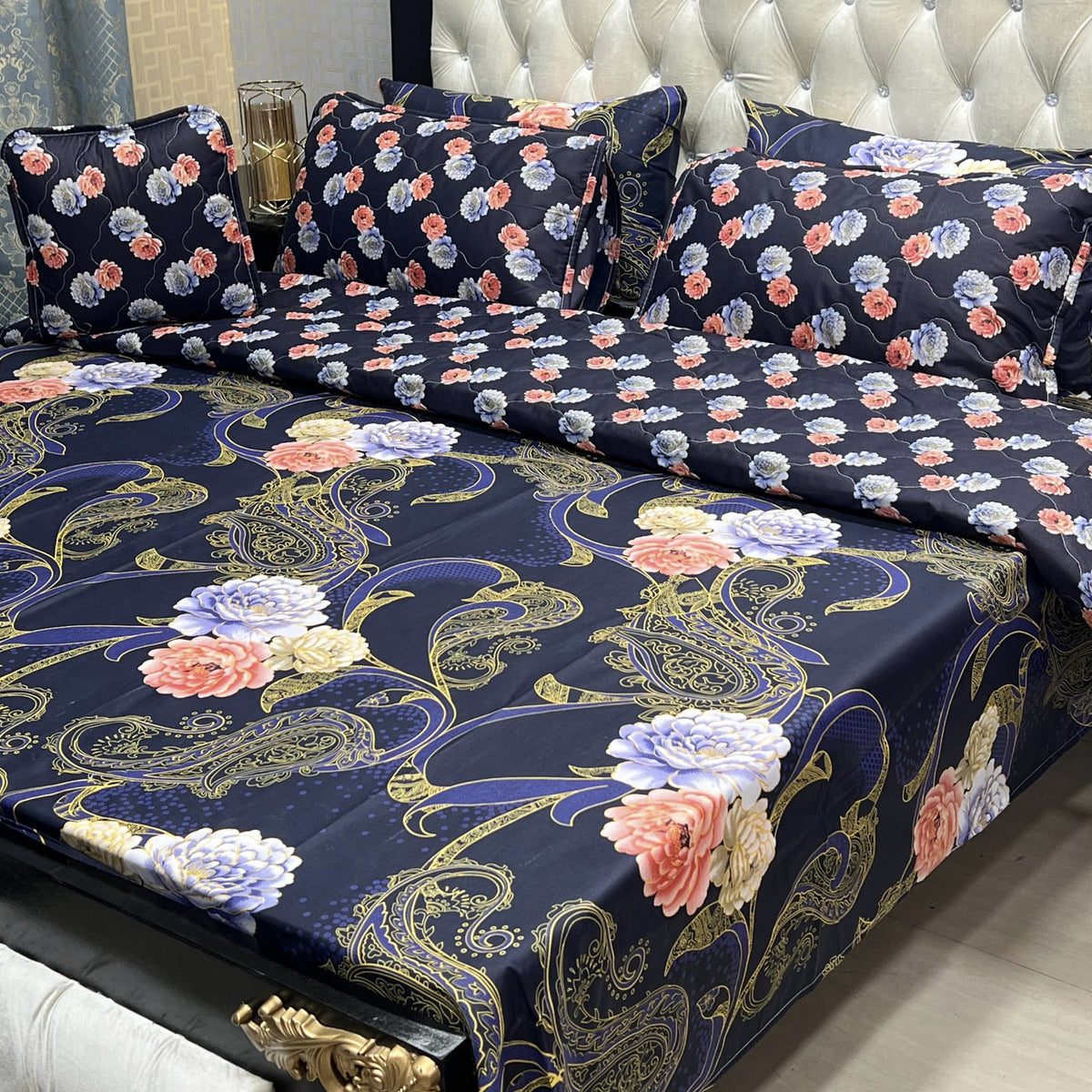 Cotton Comforter set 7Pc