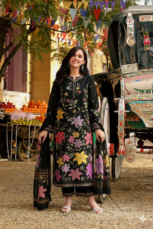 Aleena's Collection Lawn 3-Piece Embroidered Suit with Price Sale