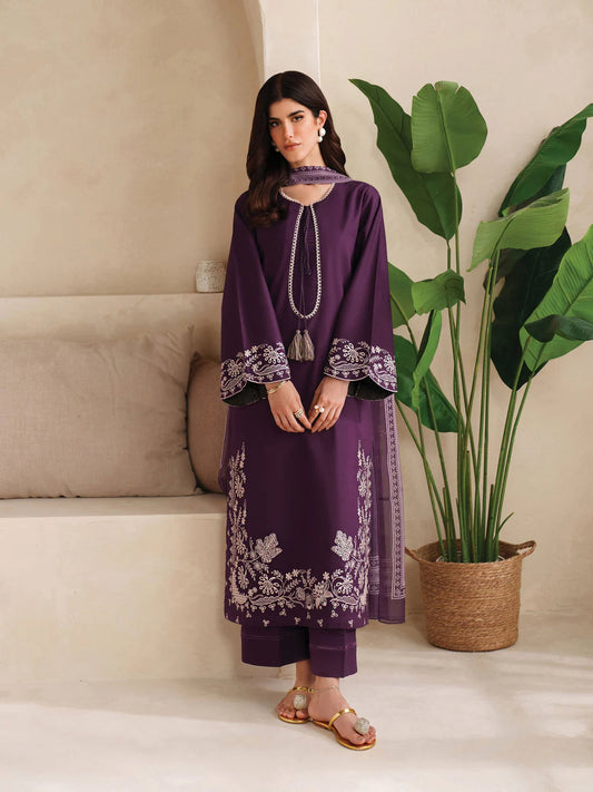 Garnit fancy lawn 3pc Embroidery