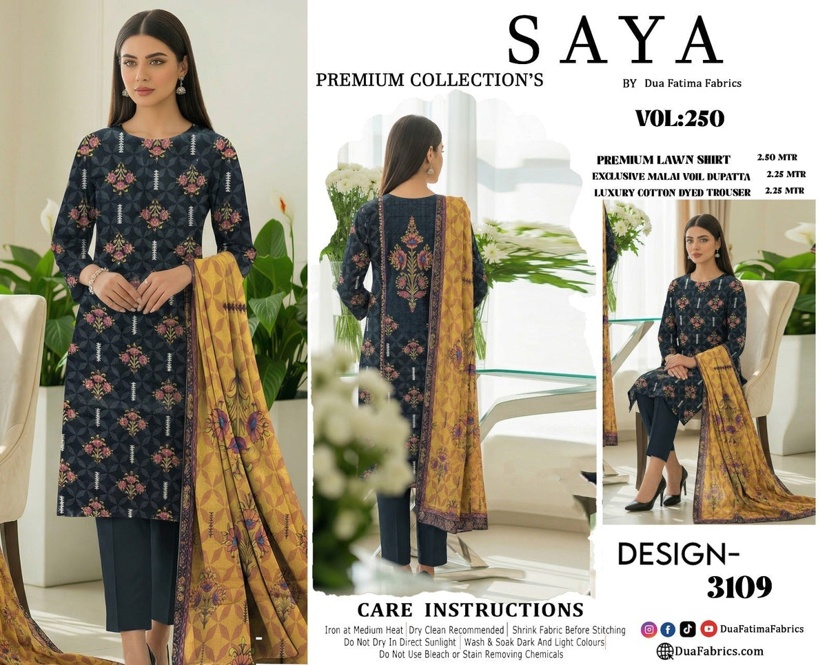 Premium Lawn 3-Piece