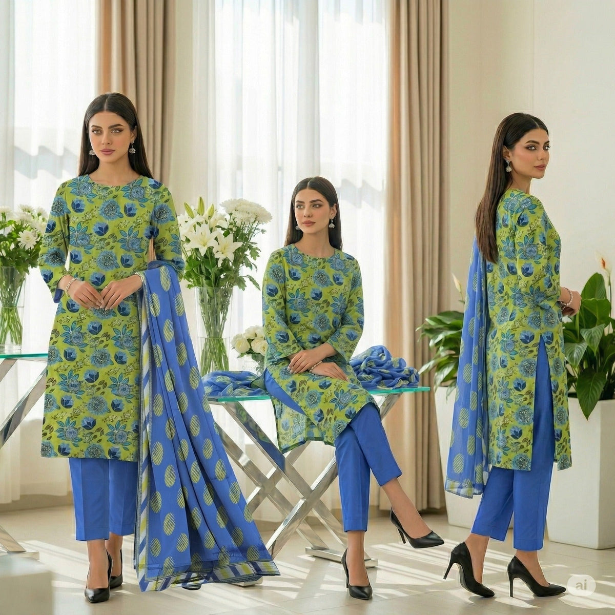 Premium Lawn 3-Piece