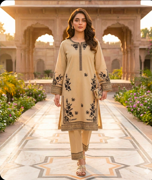 Premium Embroidered Lawn 2PC Collection | Batik