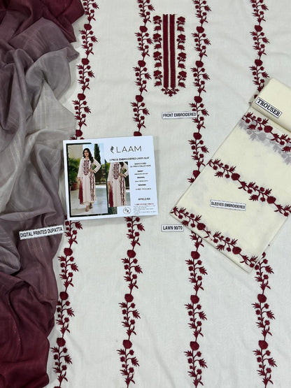 Laam 3p Lawn Suit 2026