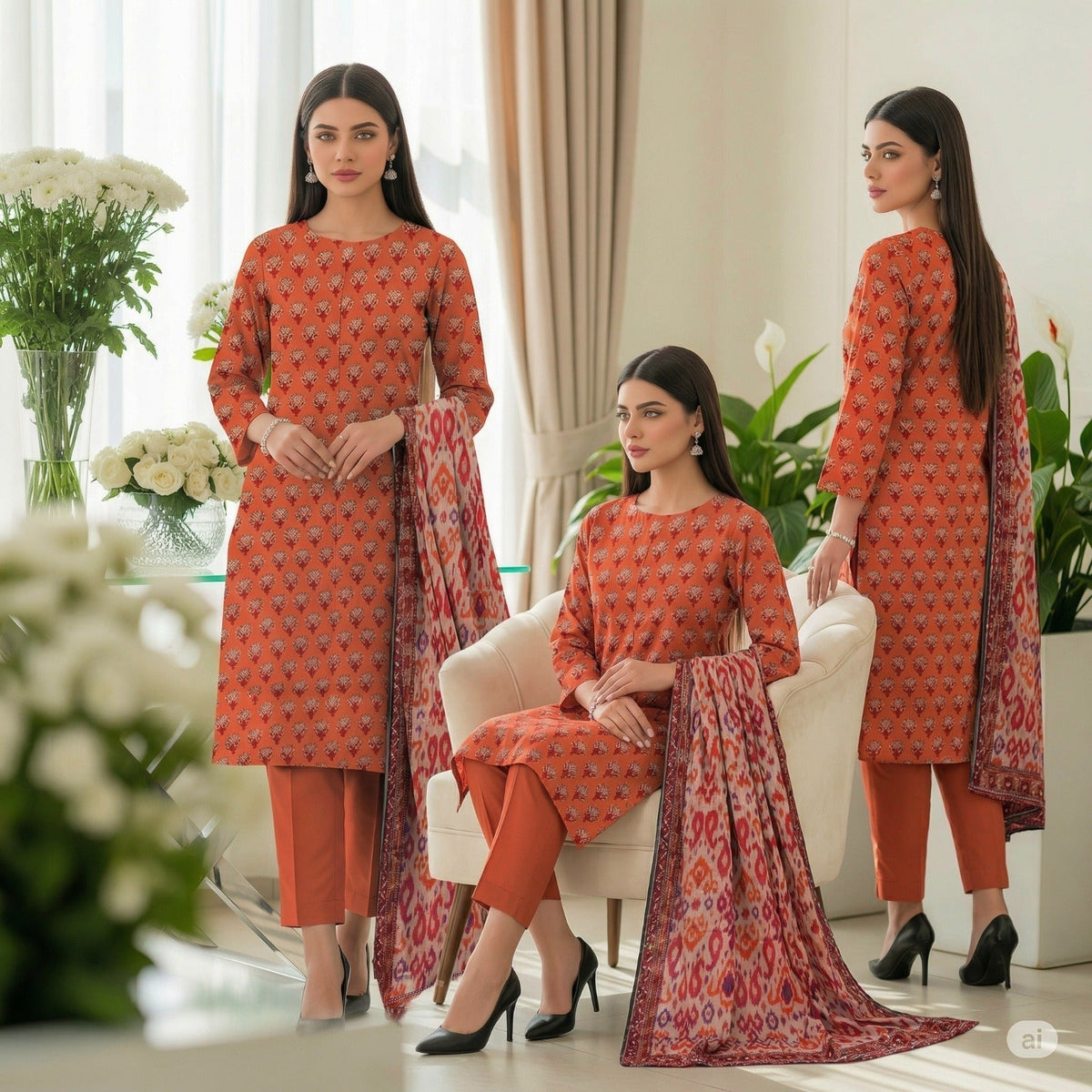 Premium Lawn 3-Piece