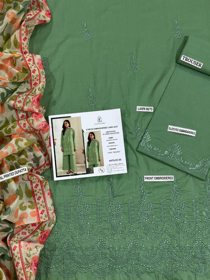 Sapphire 3p Lawn Suit 2026