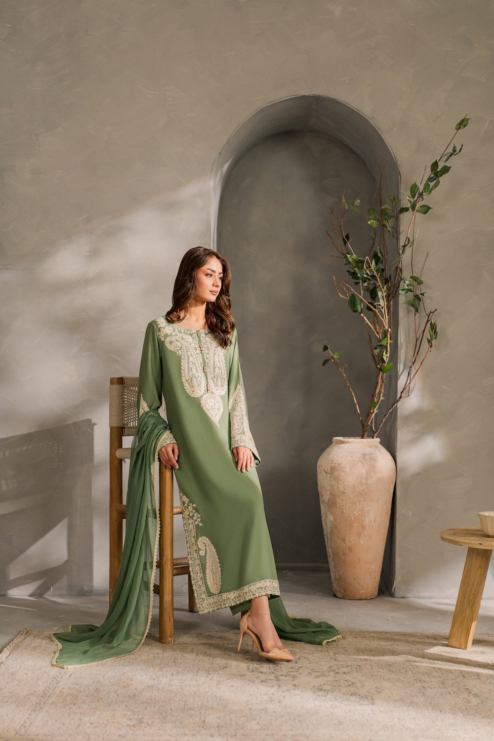 Mirana 3pc Embroidered lawn 2026