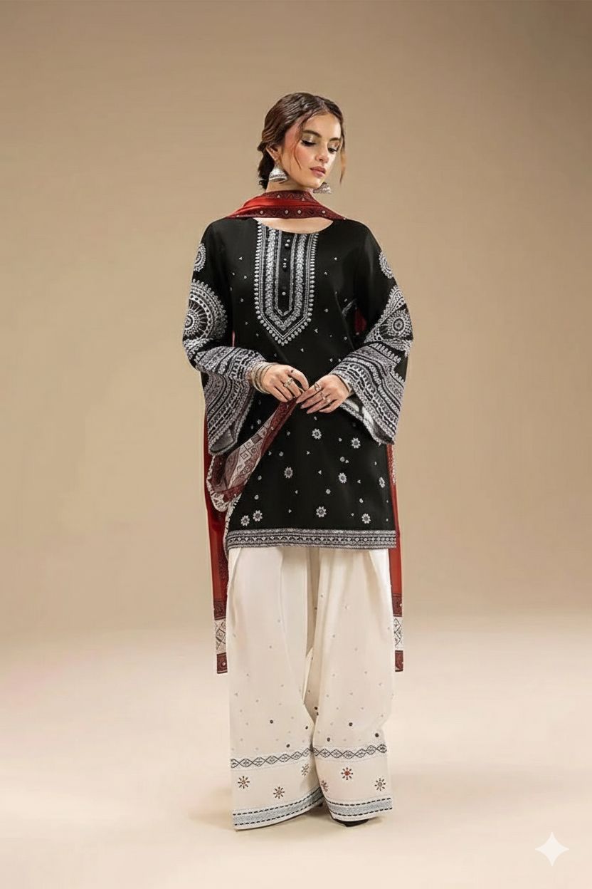 Jazmin 3p Lawn Suit 2026