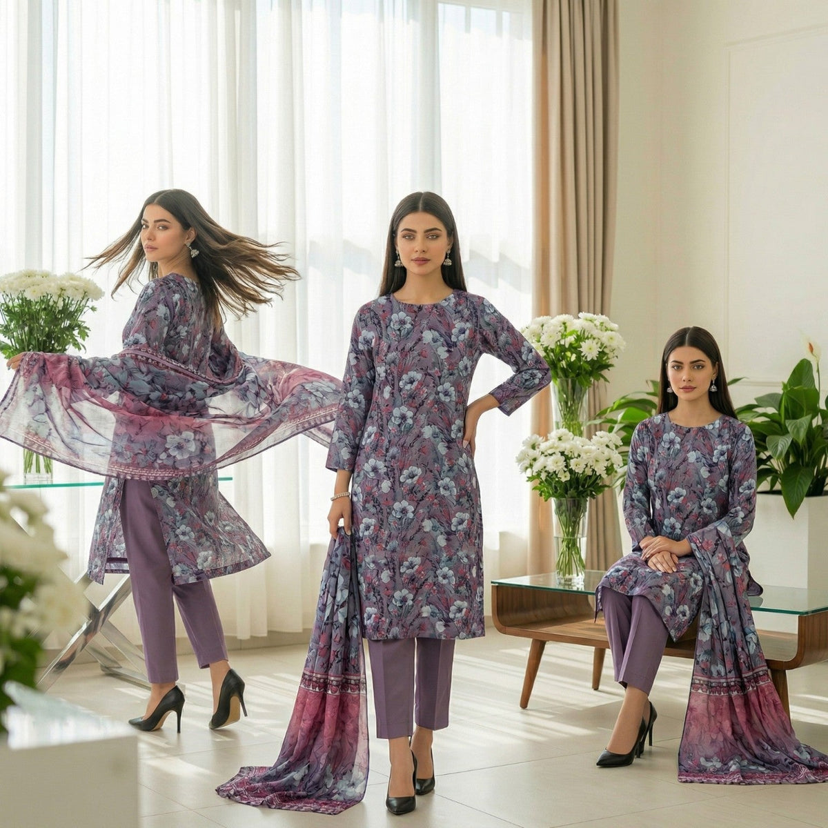 Premium Lawn 3-Piece