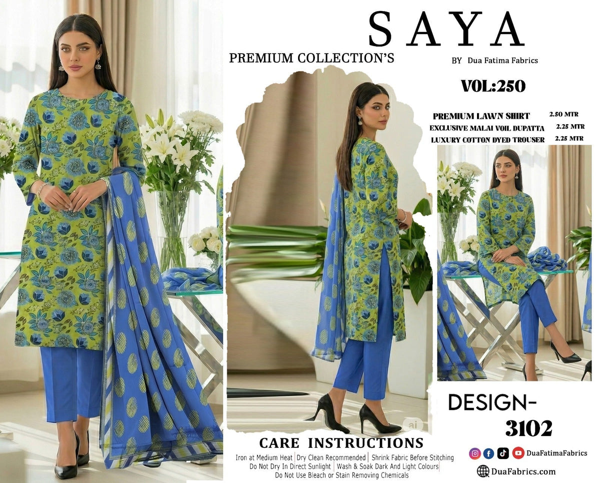 Premium Lawn 3-Piece