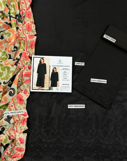 Sapphire 3p Lawn Suit 2026