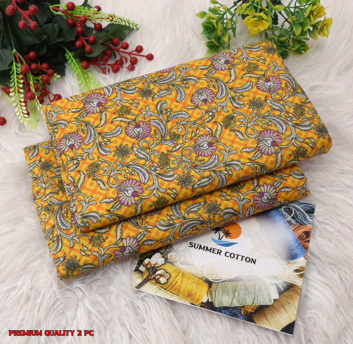 All Over Digital Printed Summer Cotton-2PC