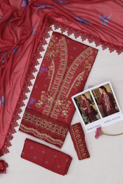 Sobia Nazir 3p Lawn Suit 2026