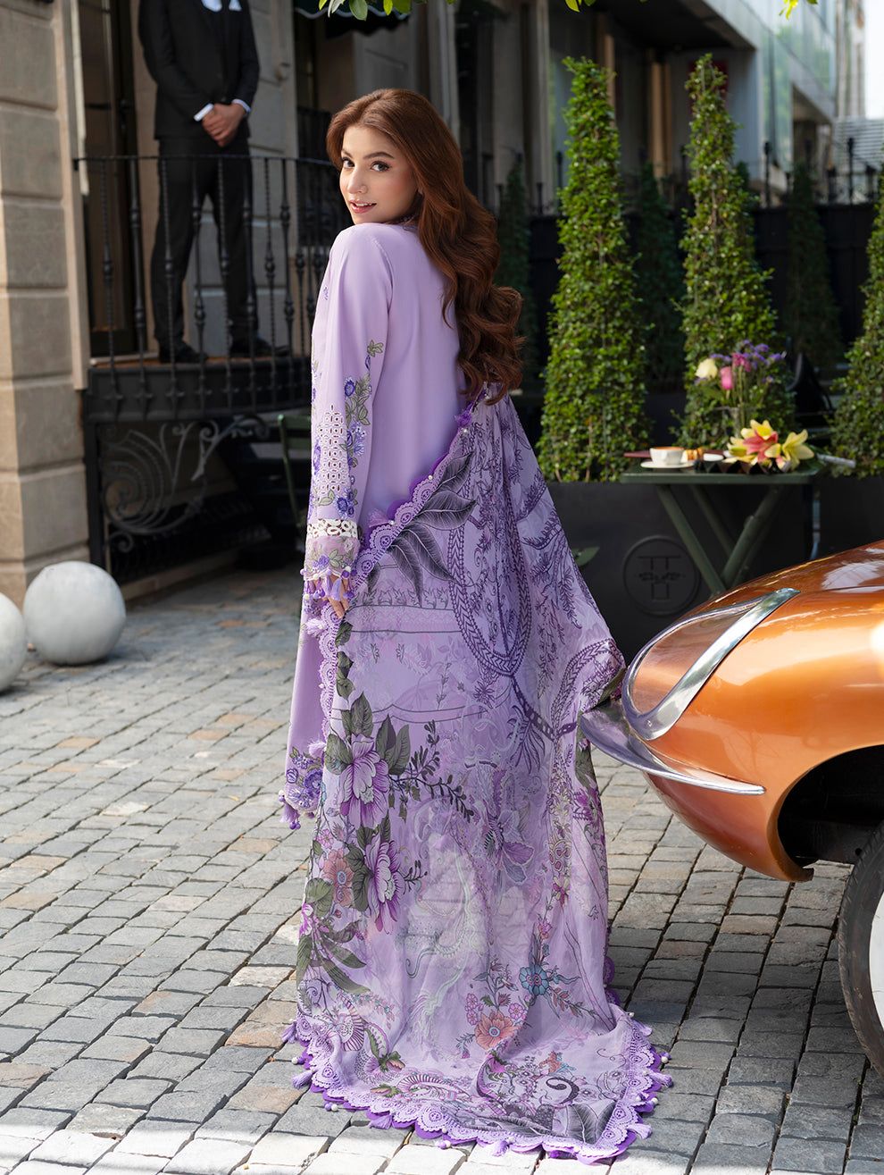 Summer fancy lawn 3pc for ladies (jade)